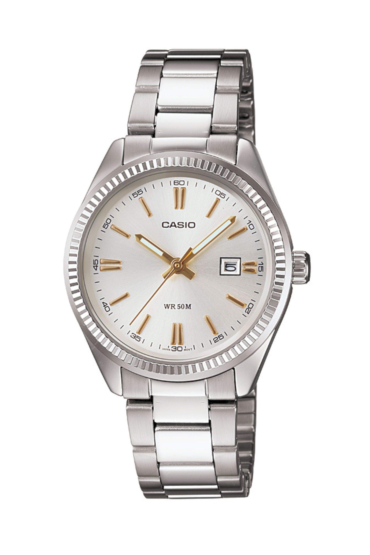 Reloj Análogo Fashion Casual Plateado de Mujer