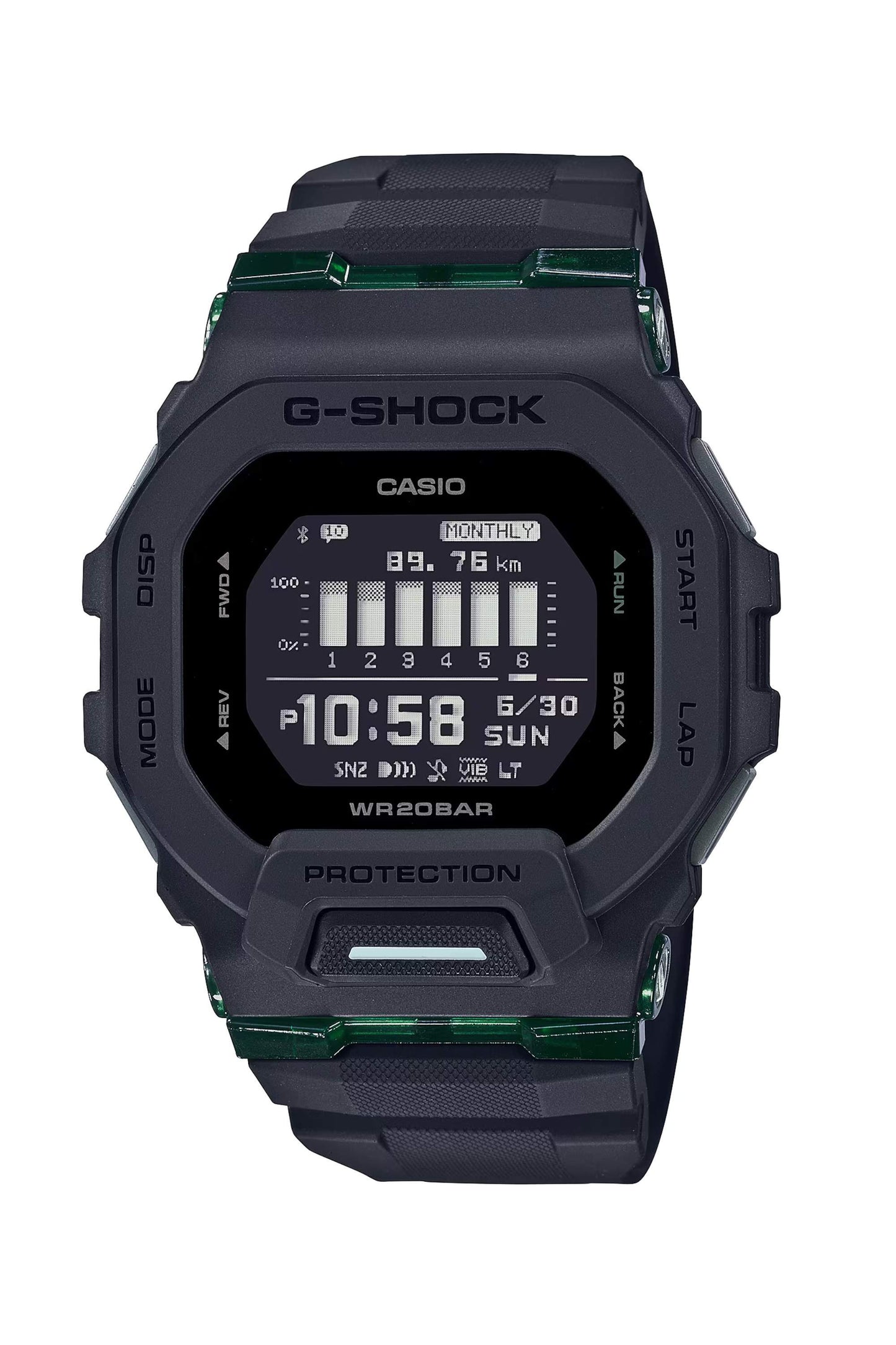 Reloj Digital G-Squad Fitness Move Sport Negro de Hombre