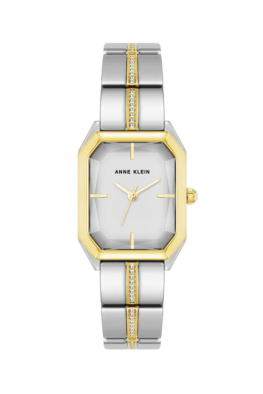 Reloj Análogo Rectangular  Juvenil Dorado de Mujer