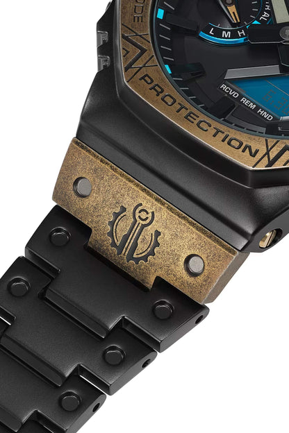 Reloj Análogo-Digital Full Metal League of Legends Casual Negro de Hombre