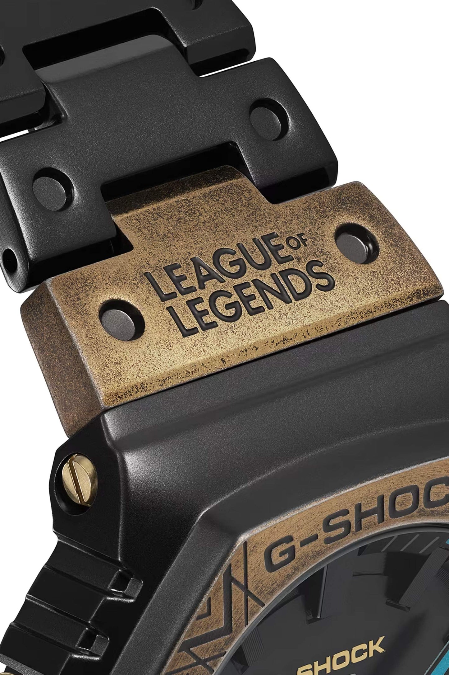 Reloj Análogo-Digital Full Metal League of Legends Casual Negro de Hombre