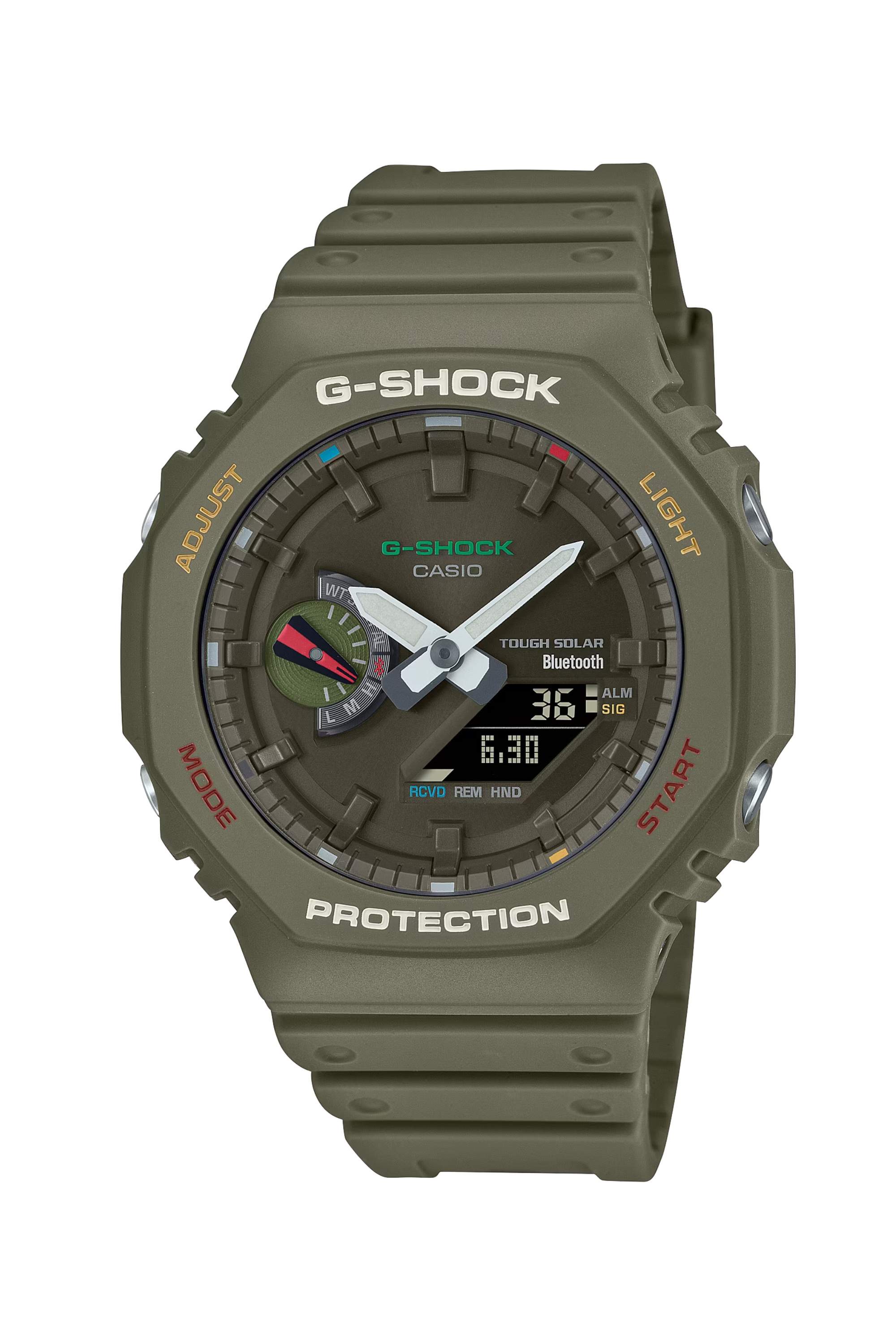 Reloj Análogo-Digital Octagon Carbon Core Juvenil Verde de Hombre