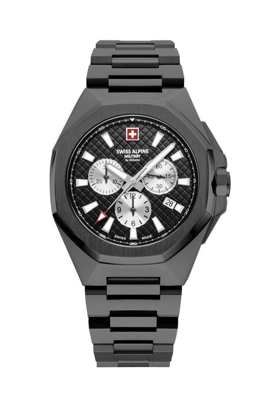 Reloj Análogo Avenger Octagonal Casual Negro de Unisex