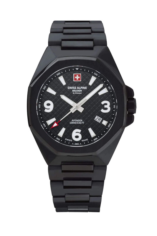 Reloj Análogo Avenger Casual Negro de Unisex