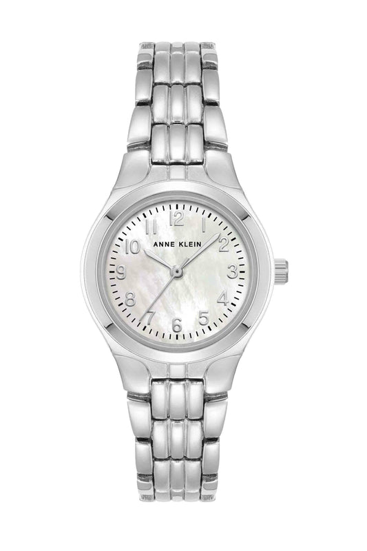 Reloj Análogo Dial Madre Perla  Casual Plateado de Mujer