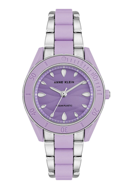 Reloj Análogo Consider-it Solar  Juvenil Plateado de Mujer