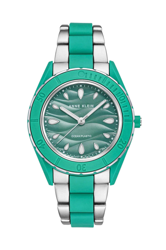 Reloj Análogo Consider-it Solar  Juvenil Plateado de Mujer