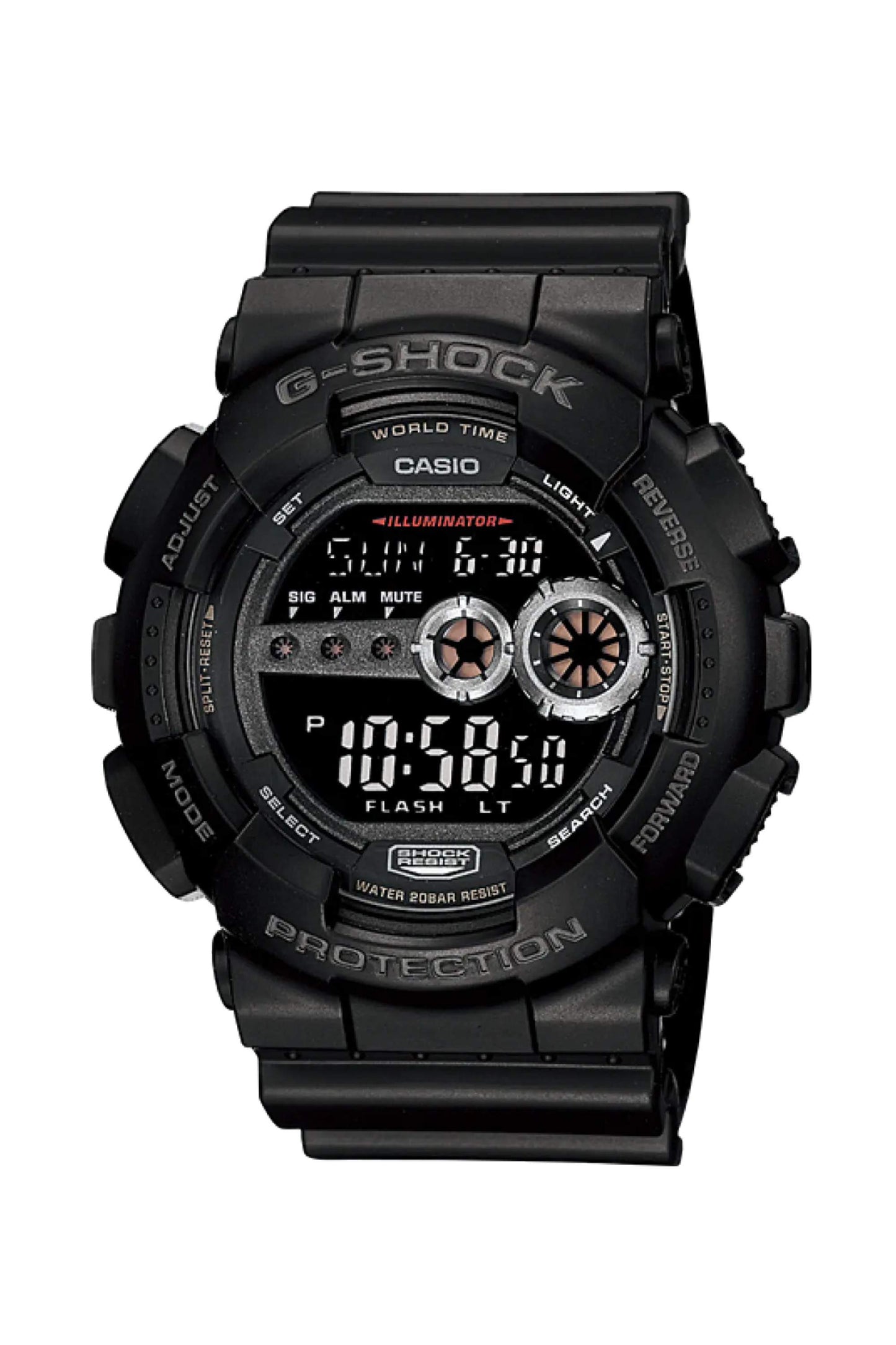 Reloj Digital Classic Urban Sport Negro de Hombre