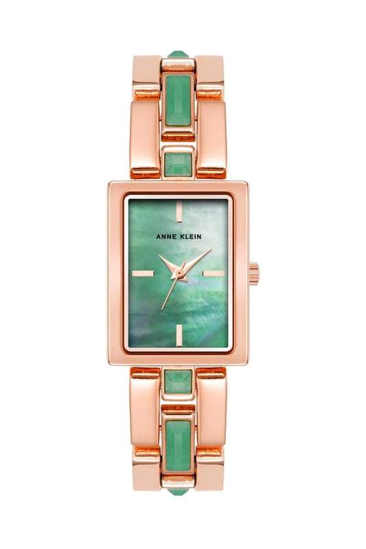 Reloj Análogo Rectangular  Casual Rosado de Mujer