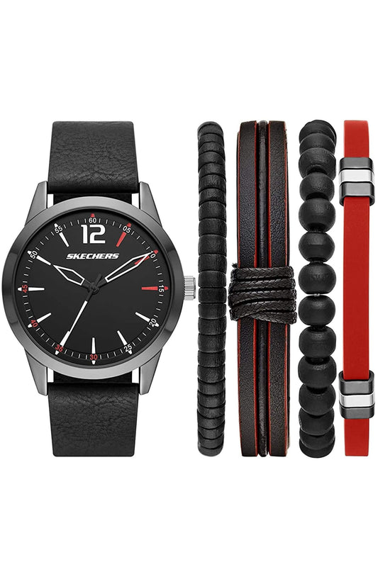 Reloj Análogo Gunmetal Juvenil Negro de Hombre