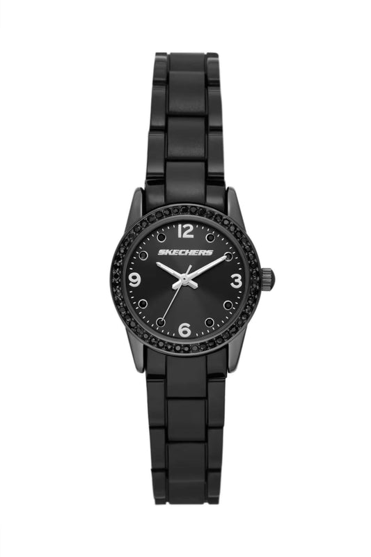 Reloj Análogo Palisades Casual Negro de Mujer