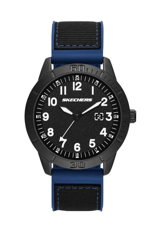 Reloj Análogo Burlingname Casual Negro de Hombre