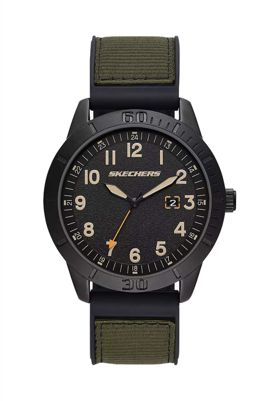 Reloj Análogo Burlingname Casual Negro de Hombre