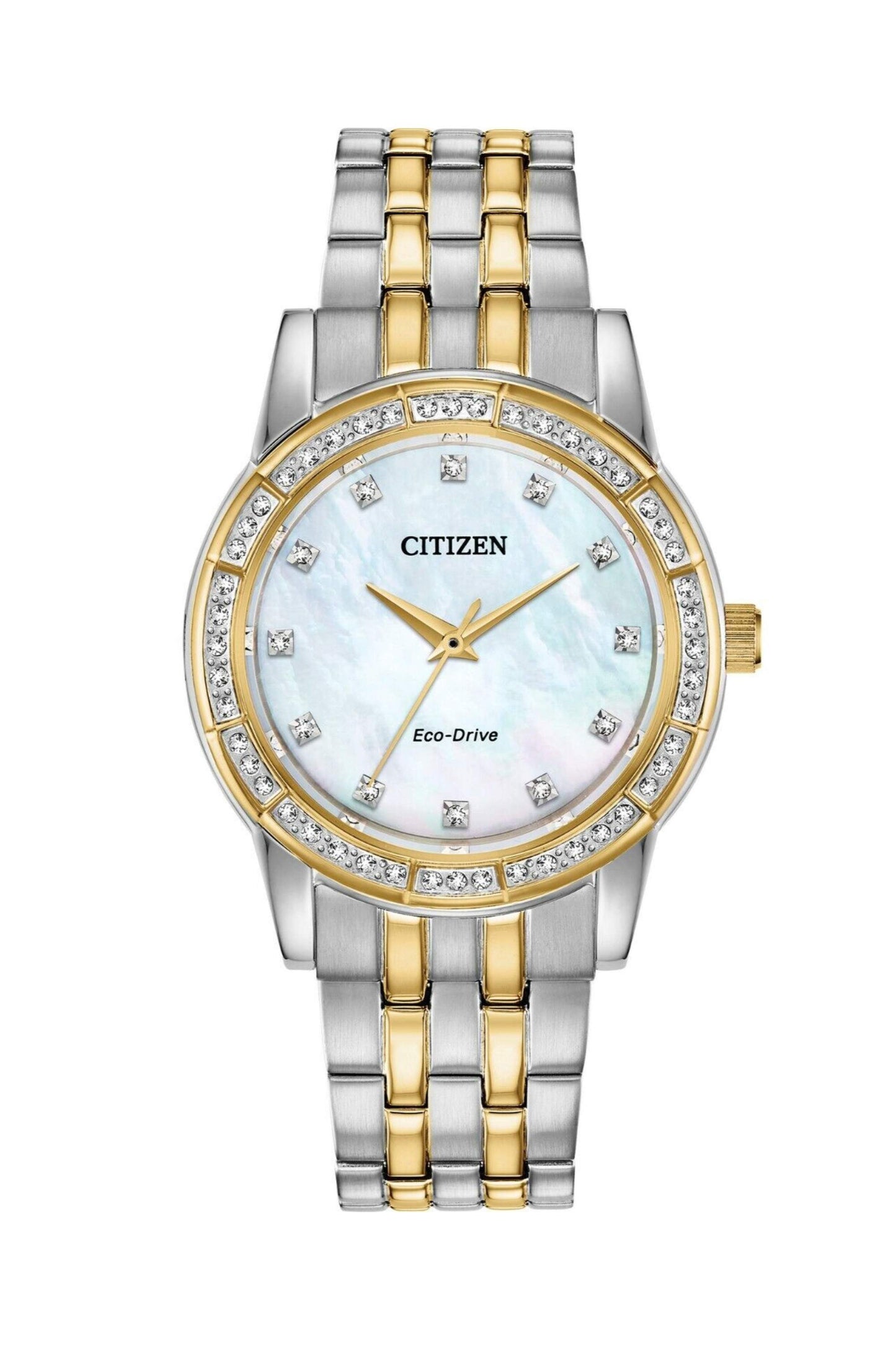 Reloj Análogo Eco Drive Crystal Casual de Mujer