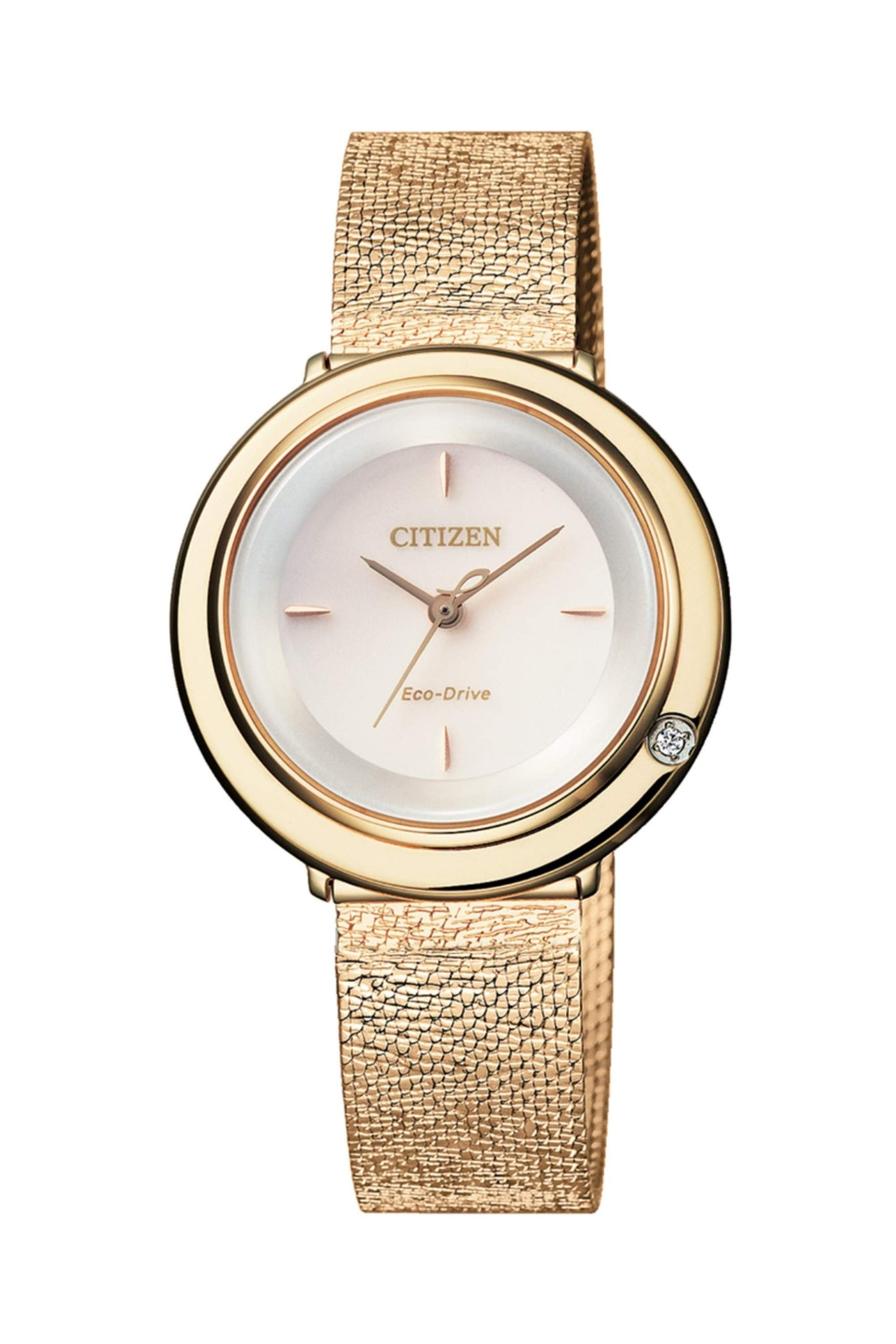 Citizen Mujer Reloj Citizen Hombre Dorado Cuadrado Reloj Análogo