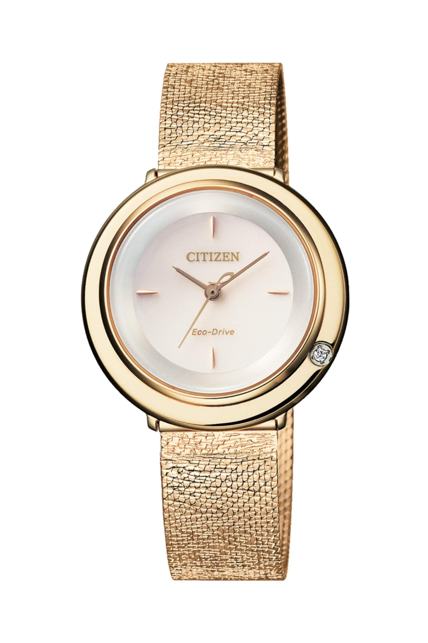 Reloj Análogo Eco-Drive Cuadrado Casual de Mujer