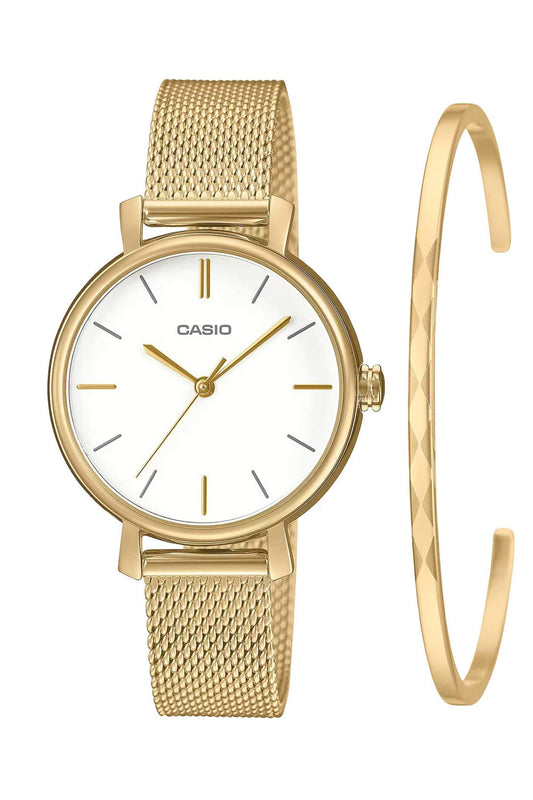 Reloj Análogo Sport Dorado de Mujer