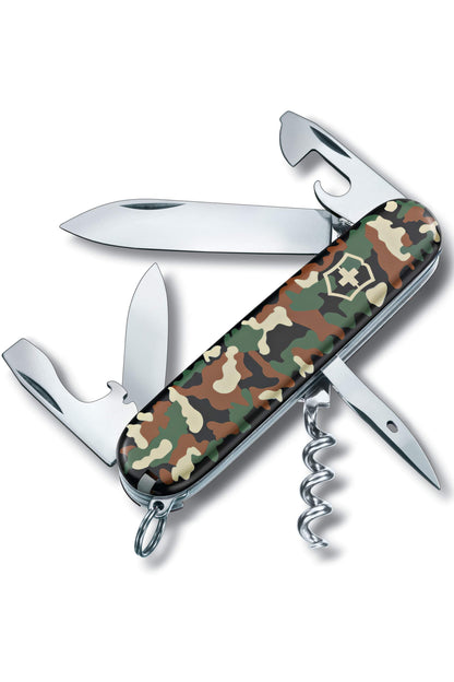 Navaja Swiss Army Spartan Verde Camuflaje