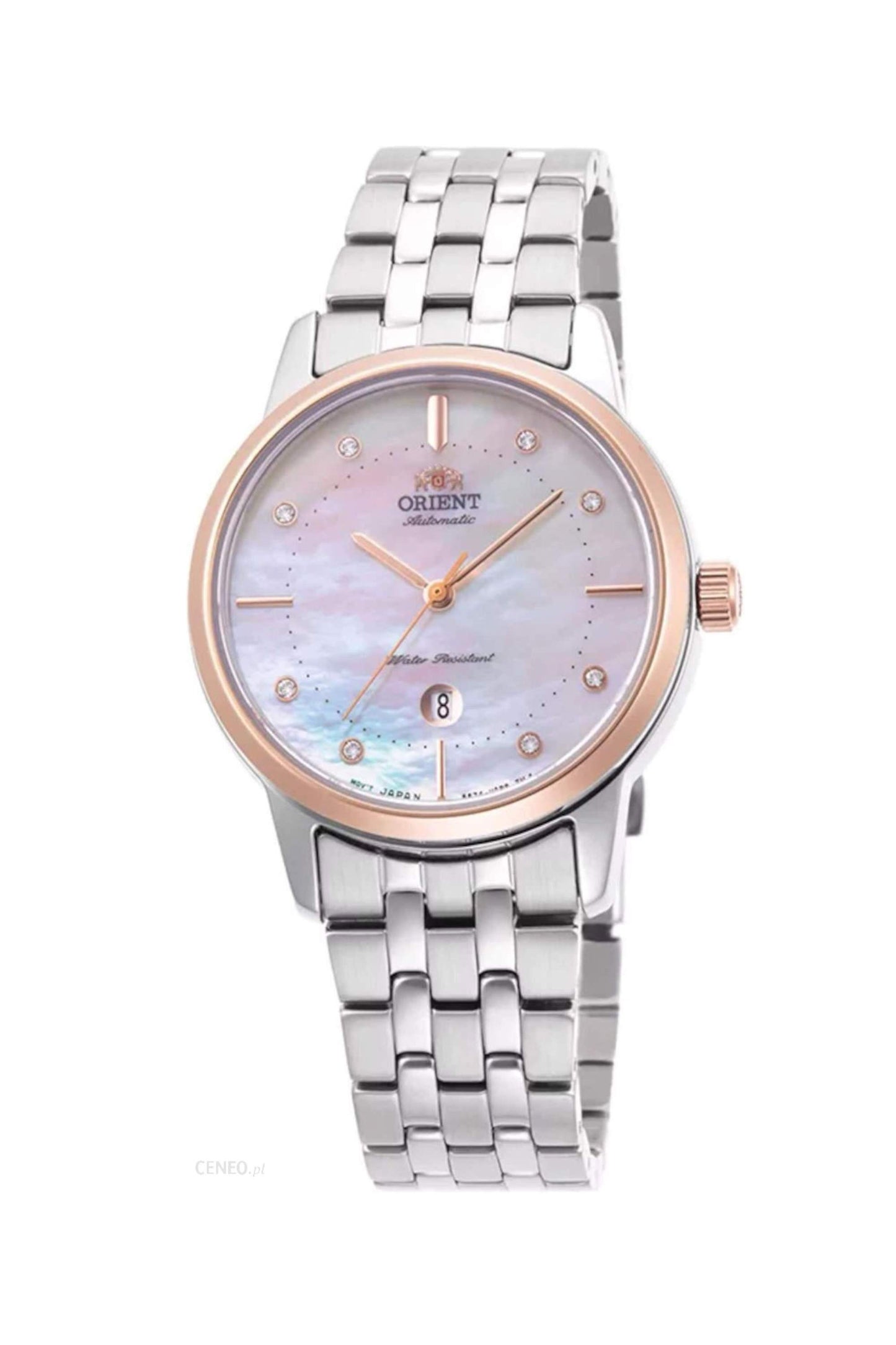 Reloj Análogo Contemporary Plateado Casual de Mujer