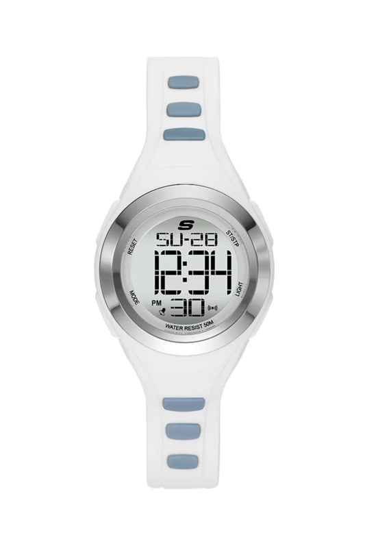 Reloj Digital Tennyson Juvenil Blanco de Mujer