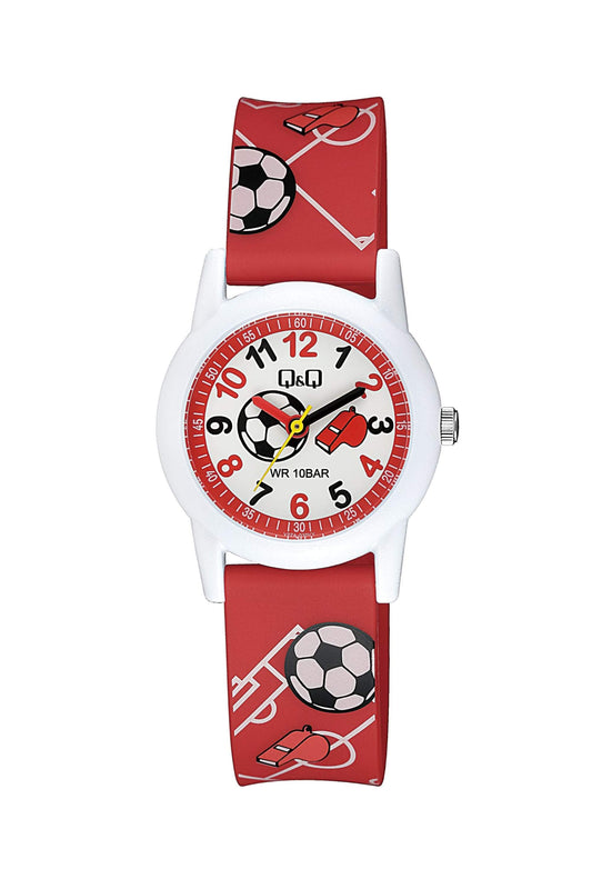 Reloj Análogo Juvenil Rojo