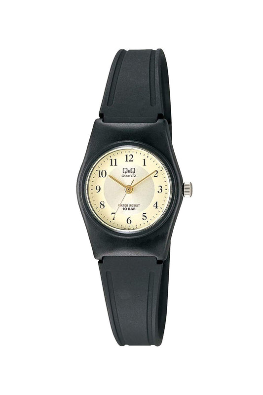 Reloj Análogo Casual Negro de Mujer