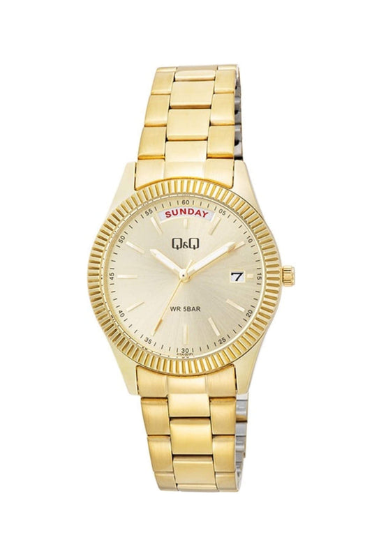 Reloj Análogo Ejecutivo Dorado de Mujer