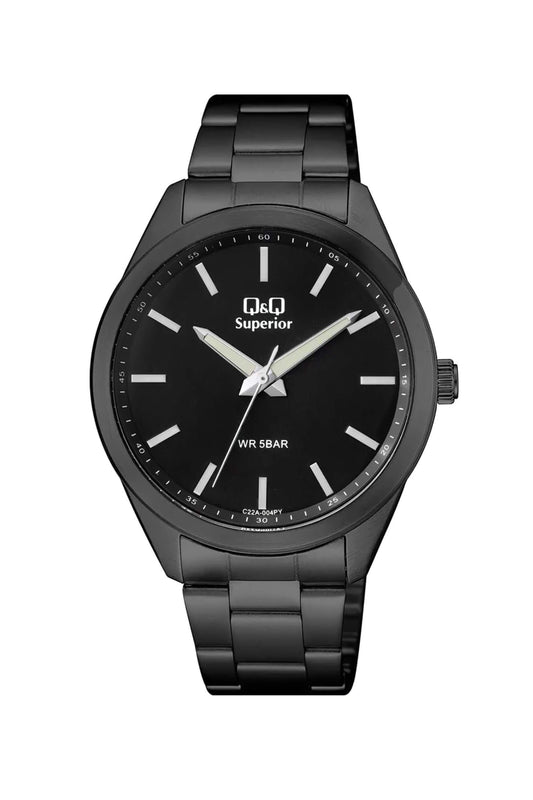 Reloj Análogo Deportivo Negro de Hombre