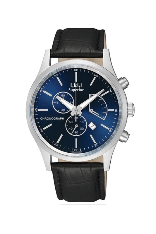 Reloj Análogo Deportivo Plateado de Hombre