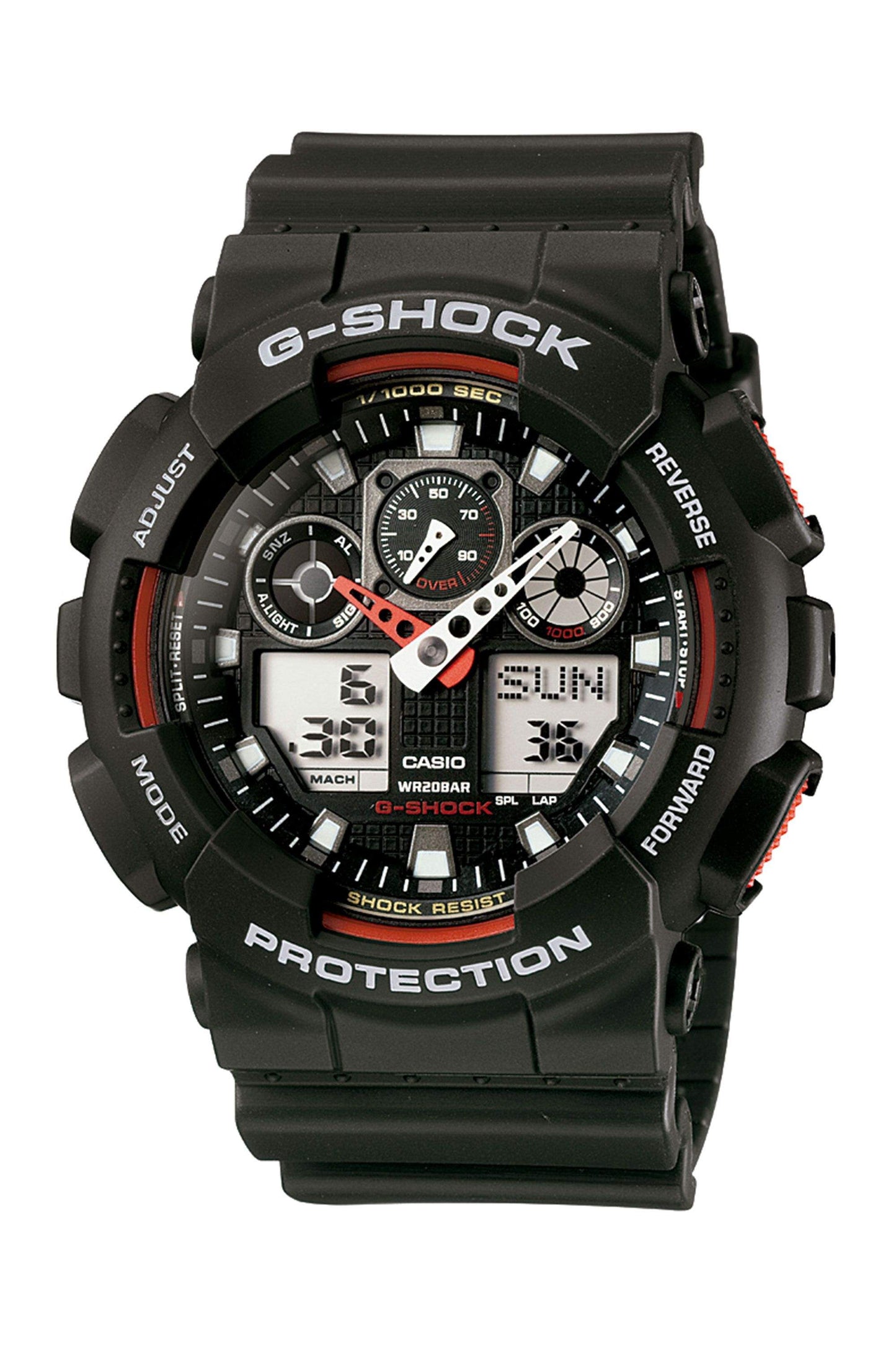 Reloj Análogo-Digital Classic Sport Negro de Hombre