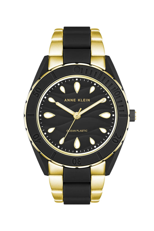 Reloj Análogo Consider-it Solar  Luxury Dorado de Mujer