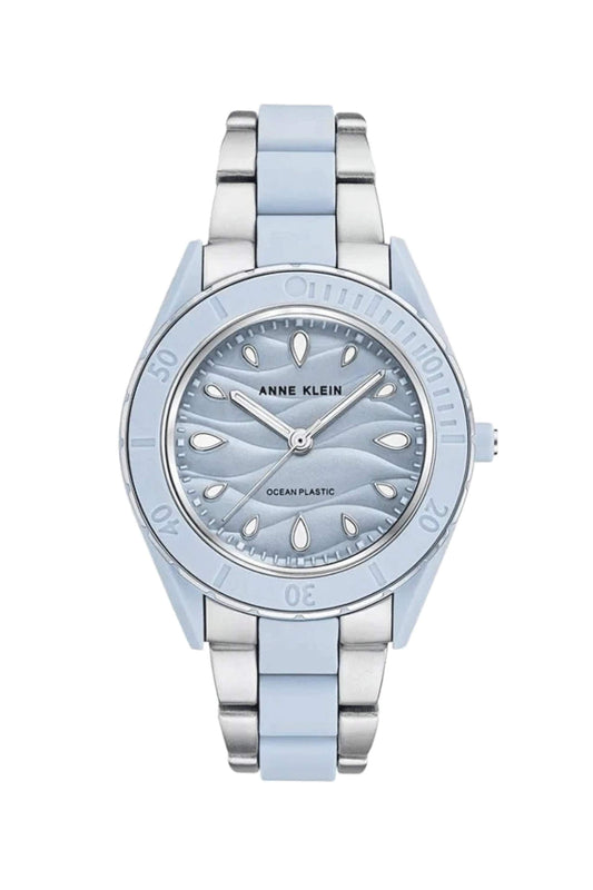 Reloj Análogo Consider-it Solar  Juvenil Plateado de Mujer