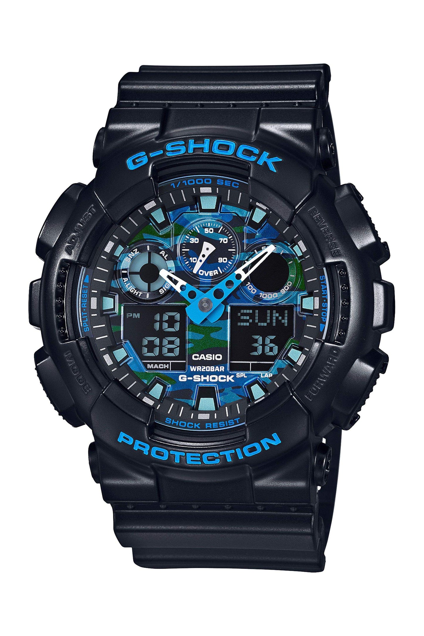 Reloj Análogo-Digital Classic Sport Negro de Hombre