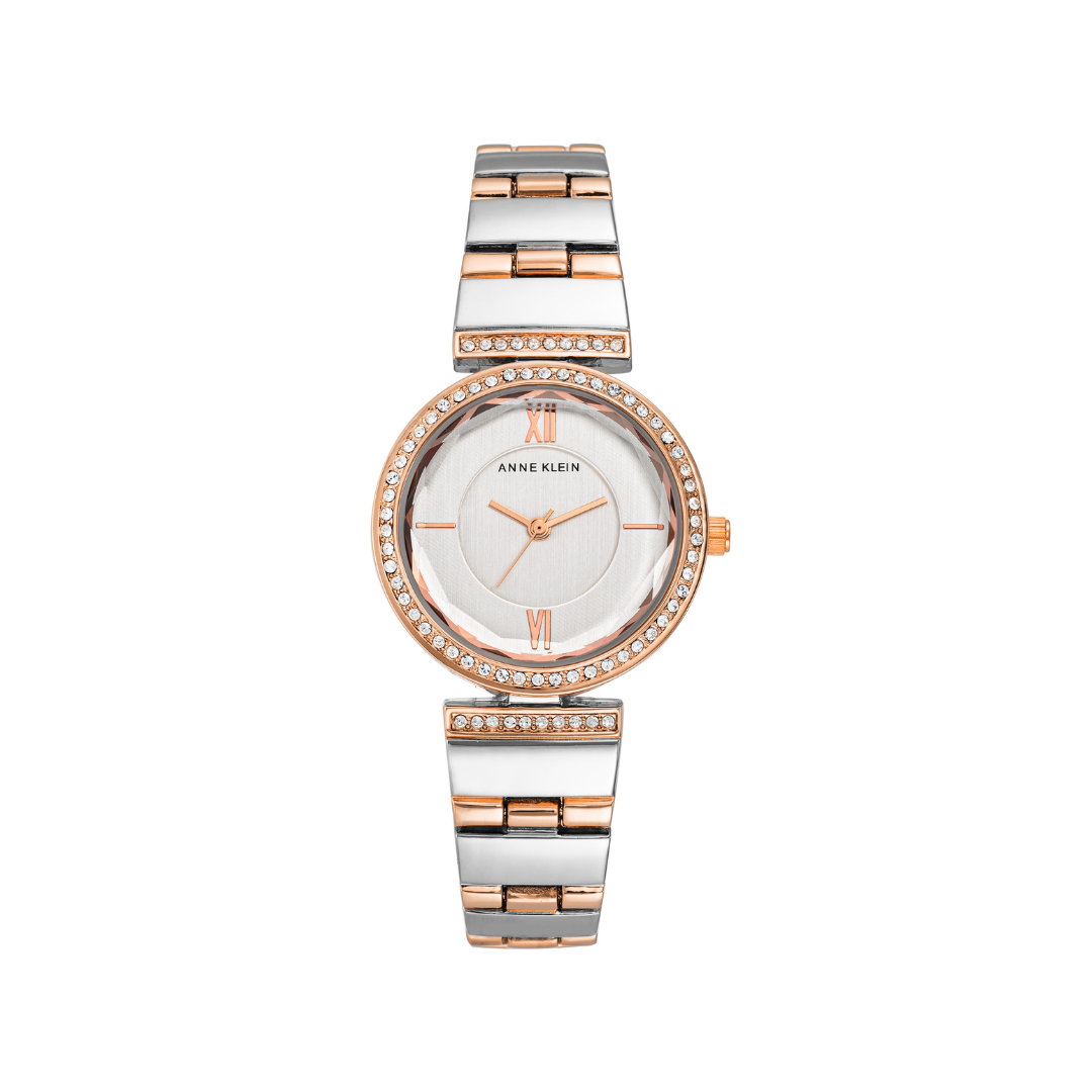 Reloj Análogo Luxury Plateado de Mujer