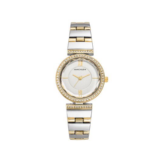 Reloj Análogo Luxury Plateado de Mujer