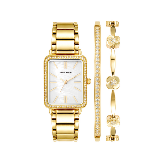 Reloj Análogo Luxury Dorado de Mujer