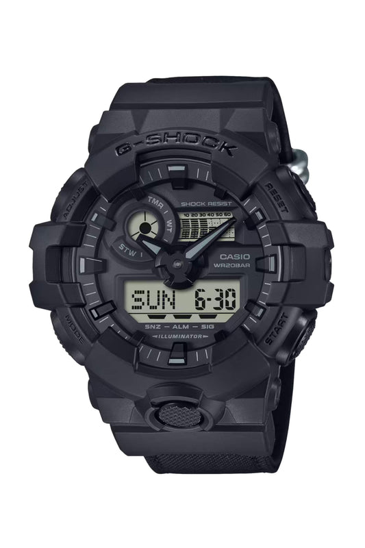 Reloj Análogo-Digital Casual Negro de Hombre