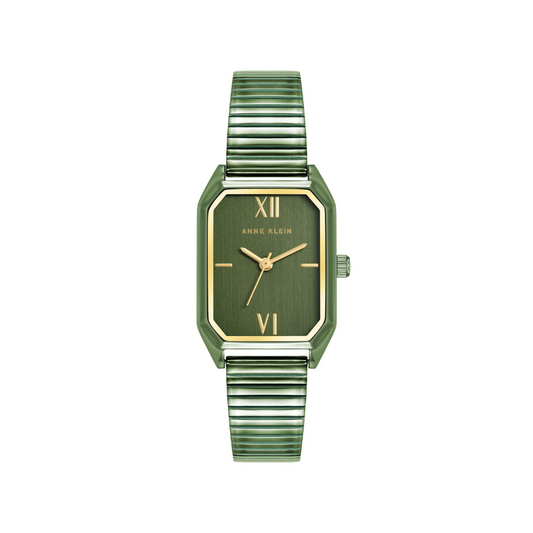 Reloj Análogo Luxury Verde de Mujer