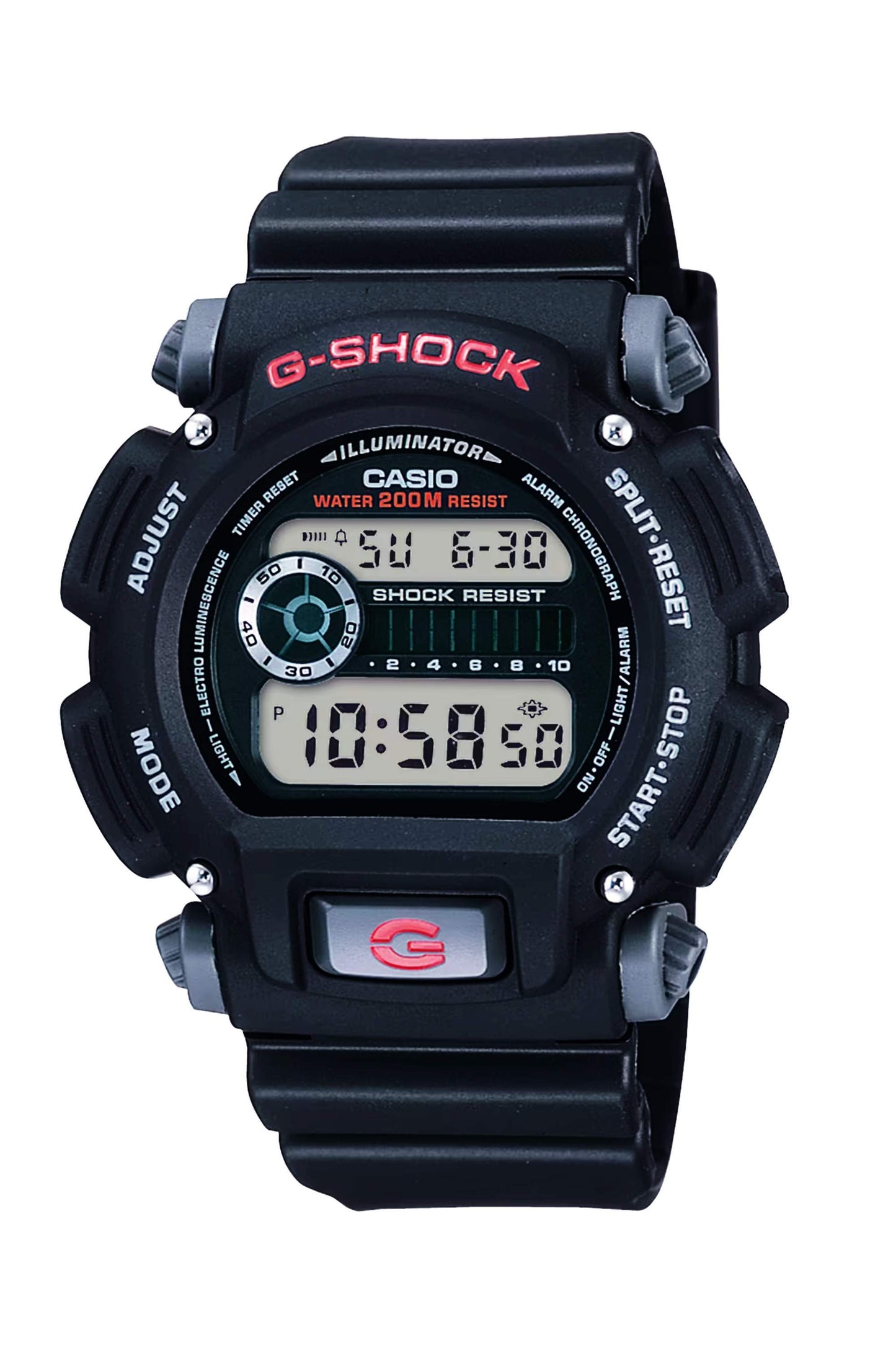 Reloj Digital Classic Sport Negro de Hombre