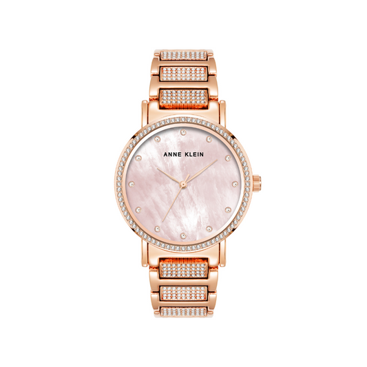 Reloj Análogo Luxury Rosado de Mujer