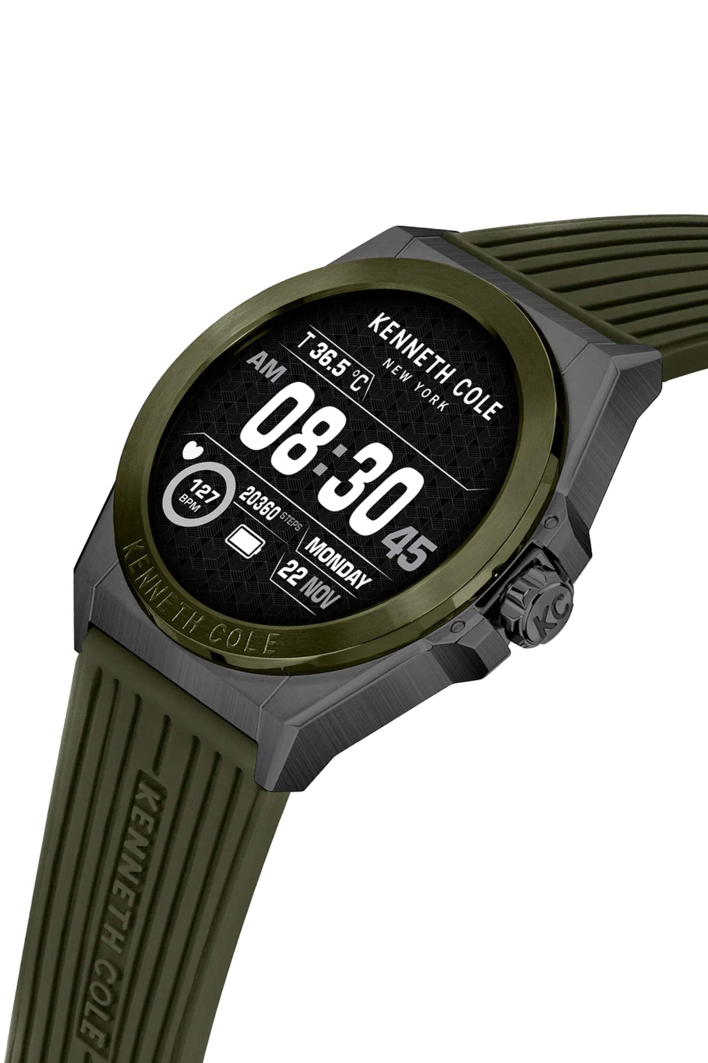 Reloj Digital Smartwatch Wellness Sport Plateado Unisex