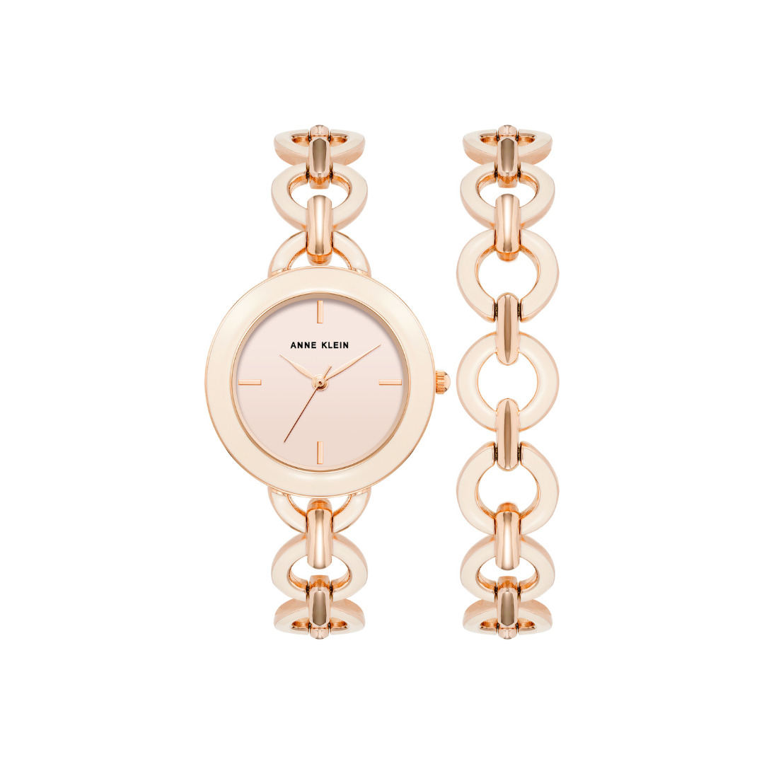 Reloj Análogo Luxury Rosado de Mujer