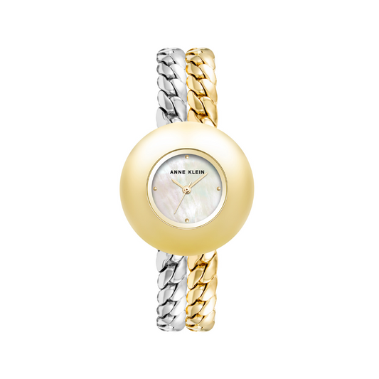 Reloj Análogo Luxury Dorado de Mujer