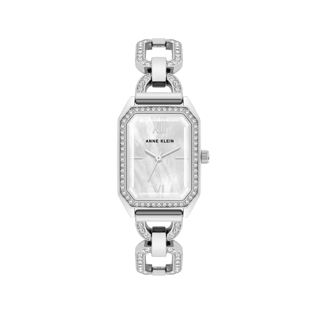 Reloj Análogo Luxury Plateado de Mujer