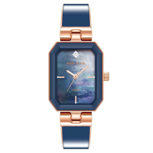 Reloj Oro Rosa y Azul Marino Análogo de Mujer