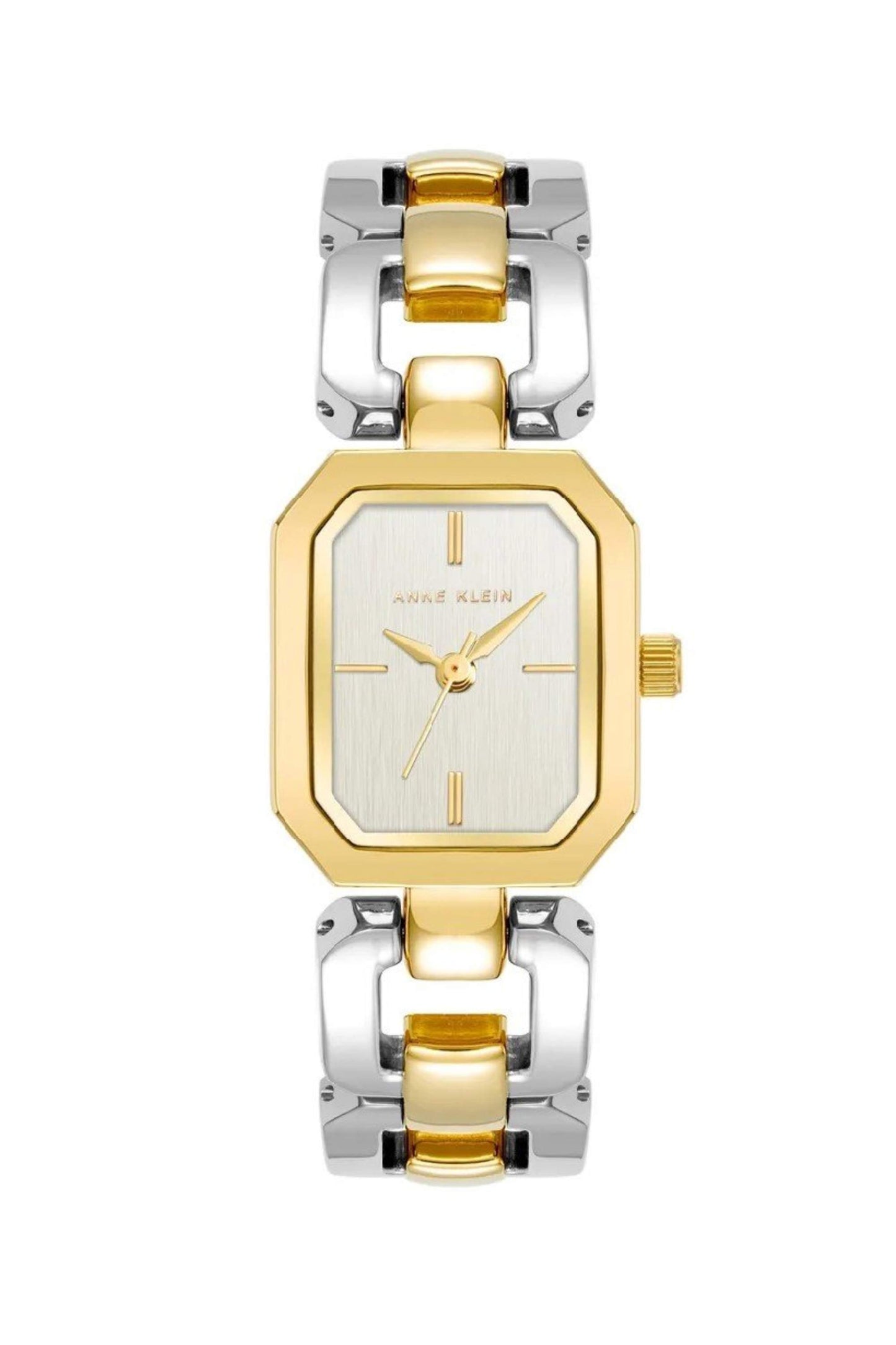 Reloj Análogo Rectangular  Ejecutivo Dorado de Mujer