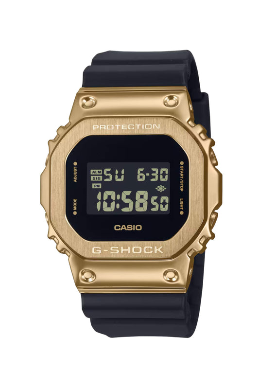 Reloj Digital Casual Dorado de Hombre