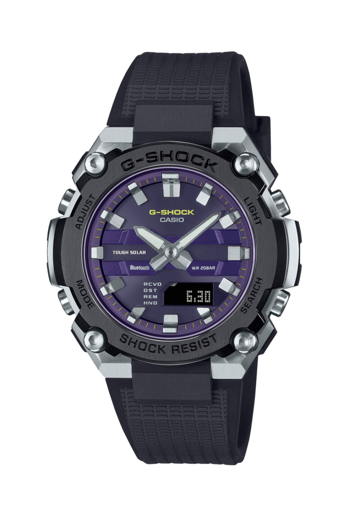 Reloj Análogo-Digital Luxury Plateado de Hombre