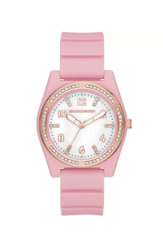 Reloj Análogo Evalyn Juvenil Rosado de Mujer