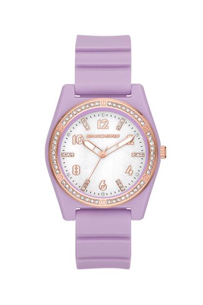 Reloj Análogo Evalyn Juvenil Morado de Mujer